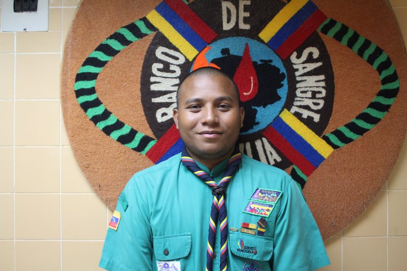 Samuel Rodríguez, asistente del Programa  para Jóvenes de la Región Zulia Scout de Venezuela - copia